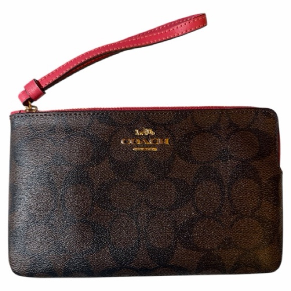 NWT Coach Large Zip Wallet Wristlet